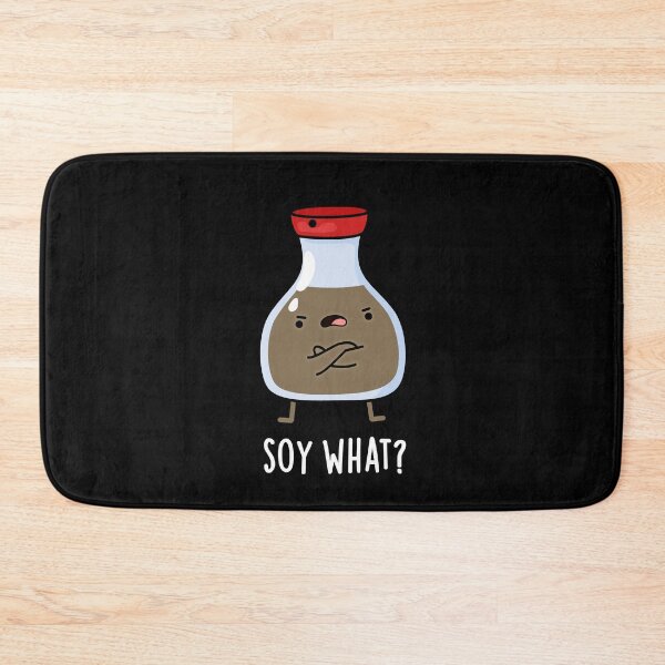 Item preview, Soy What Funny Soy Sauce Puns (Dark BG) designed and sold by punnybone.