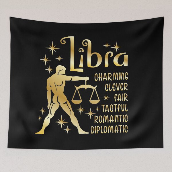 Item preview, Libra Zodiac Sign designed and sold by ArtGraffita.