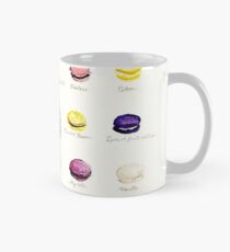 Laduree Macarons Flavor Menu Mug