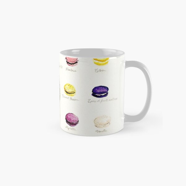 Laduree Macarons Flavor Menu Classic Mug