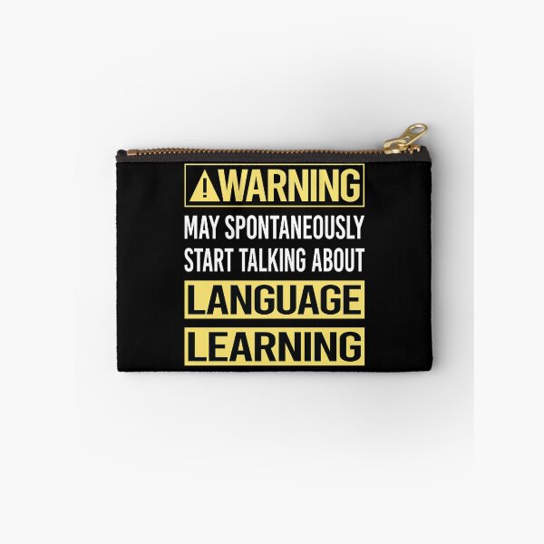 Item preview, Warning About Language Learning designed and sold by WrightTrouble.