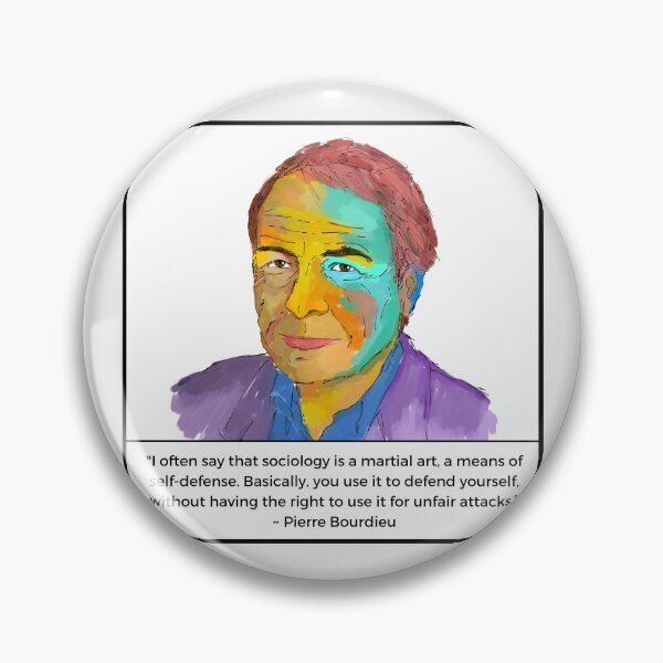 Item preview, Pierre Bourdieu abstract painting quotes designed and sold by KennyLucky.