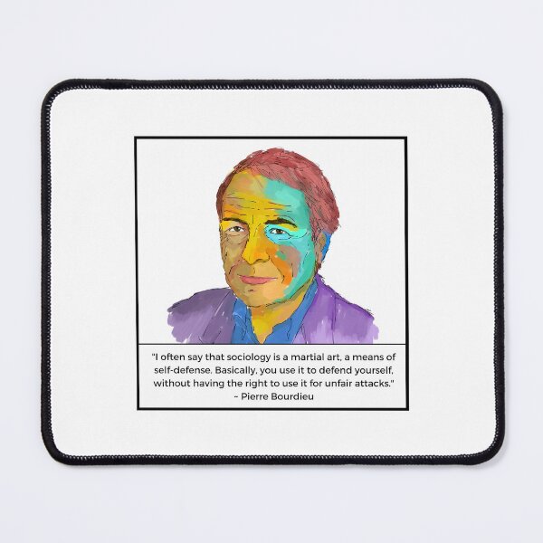 Item preview, Pierre Bourdieu abstract painting quotes designed and sold by KennyLucky.