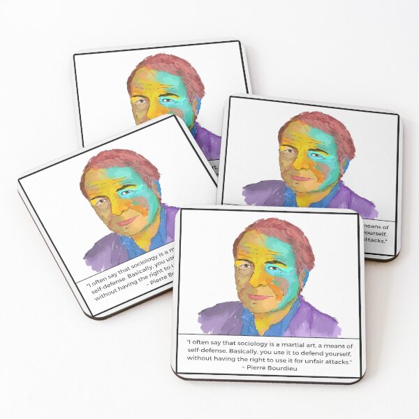 Item preview, Pierre Bourdieu abstract painting quotes designed and sold by KennyLucky.