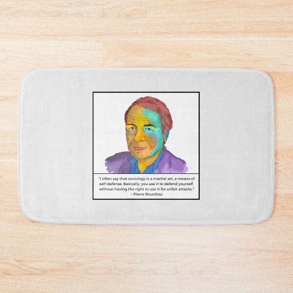 Item preview, Pierre Bourdieu abstract painting quotes designed and sold by KennyLucky.
