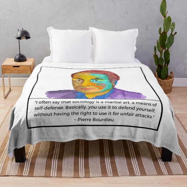 Item preview, Pierre Bourdieu abstract painting quotes designed and sold by KennyLucky.