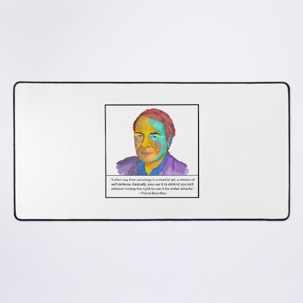 Item preview, Pierre Bourdieu abstract painting quotes designed and sold by KennyLucky.