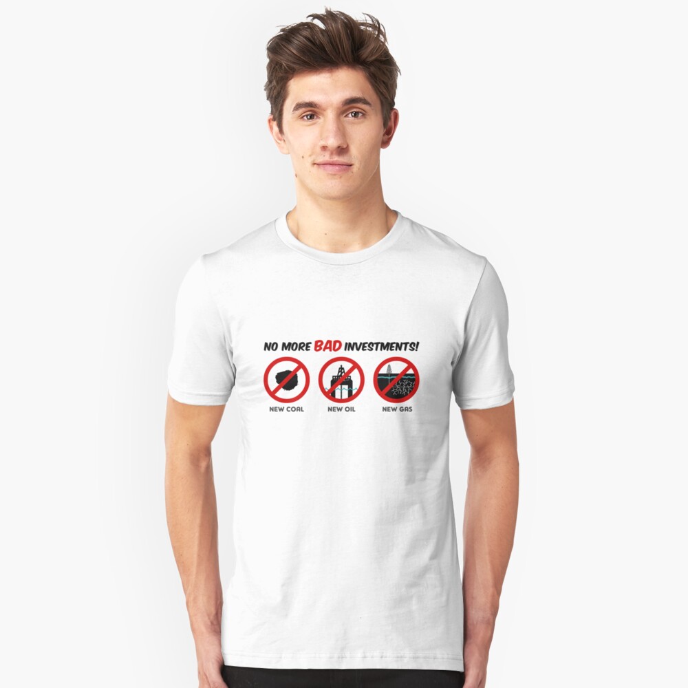 No more bad investments Slim Fit T-Shirt