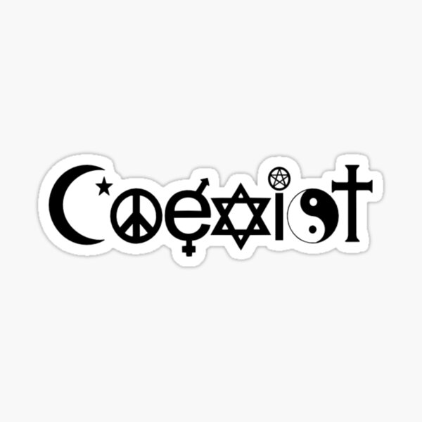 Item preview, coexist bumper designed and sold by alex sinno.