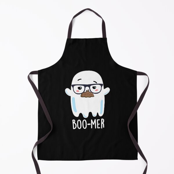 Item preview, Boo-mer Funny Middle Aged Ghost Puns (Dark BG) designed and sold by punnybone.
