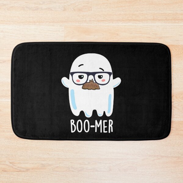 Item preview, Boo-mer Funny Middle Aged Ghost Puns (Dark BG) designed and sold by punnybone.