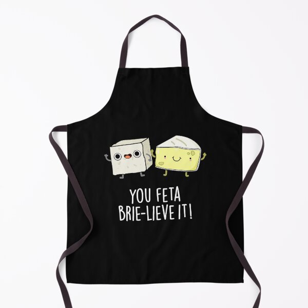 Item preview, You Feta Brie-lieve It Funny Cheese Puns (Dark BG) designed and sold by punnybone.