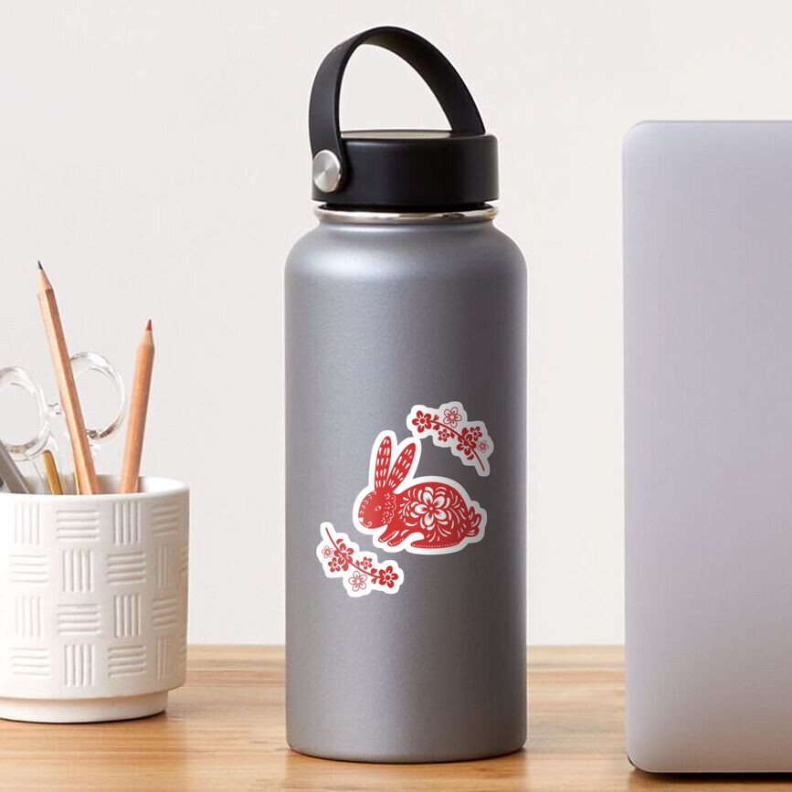 "Chinese New Year, Year of the Rabbit ,Floral Year Of The Rabbit YEAR "Chinese New Year, Year of the Rabbit ,Floral Year Of The Rabbit YEAR