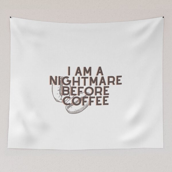 Item preview, I am a nightmare before coffee designed and sold by GamersLands.