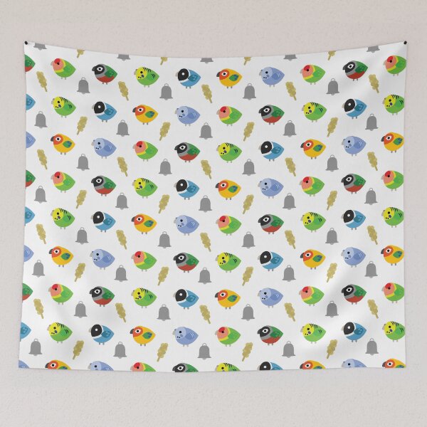 Item preview, BIRBS - ¡Pequeños loros! designed and sold by Bountiful Bean.