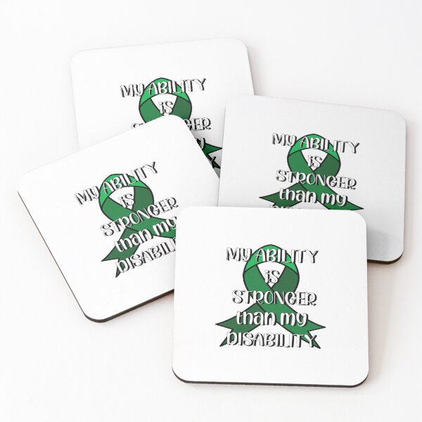Item preview, My Ability is Stronger than my Disability CP Awareness RibbonT-shirt designed and sold by Nerdygirlteez.