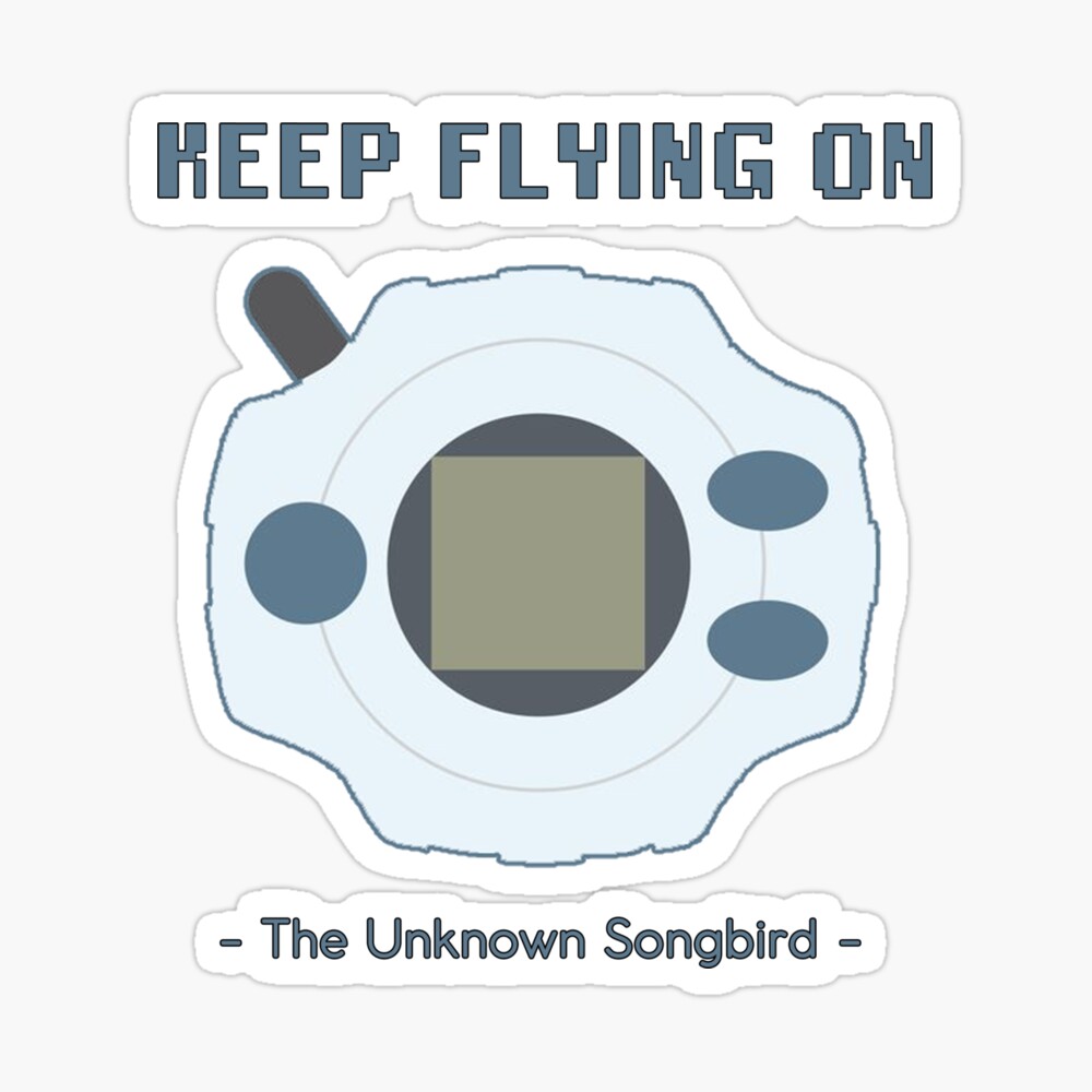 Keep Flying On Digimon Adventure Tri Op 1 English Lyrics For Butter Fly Poster By Themorganberry Redbubble