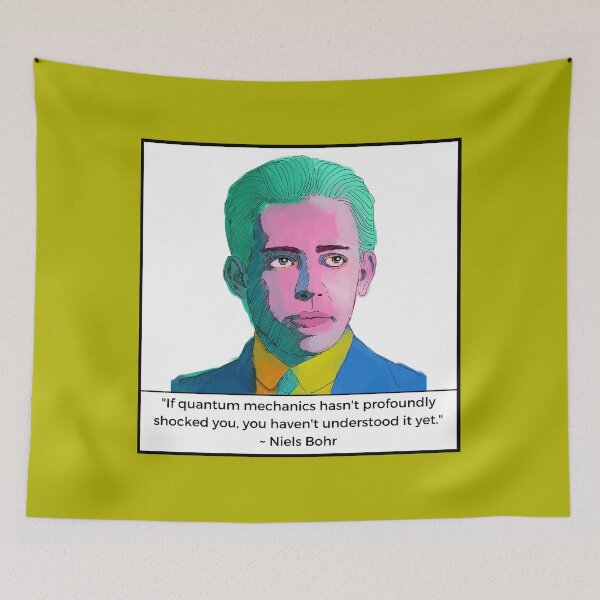 Item preview, Niels Bohr painting sayings designed and sold by KennyLucky.