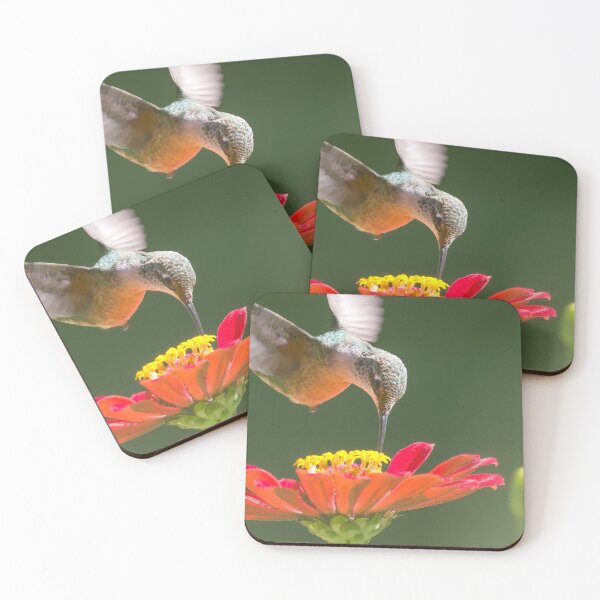 Item preview, Ruby Throated Hummingbird and Flower designed and sold by rmyerphoto.