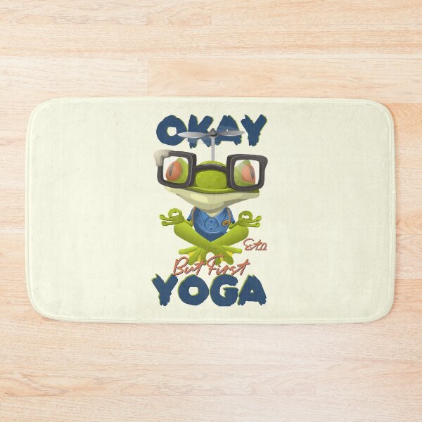 Item preview, OKAY BUT FIRST YOGA  designed and sold by GAADesignz.