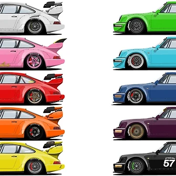 Artwork thumbnail, rainbow RWB by icemanmsc