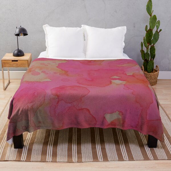 Item preview, Beautiful Abstract Pink and beige Watercolor Pattern designed and sold by CrushOnCovers.