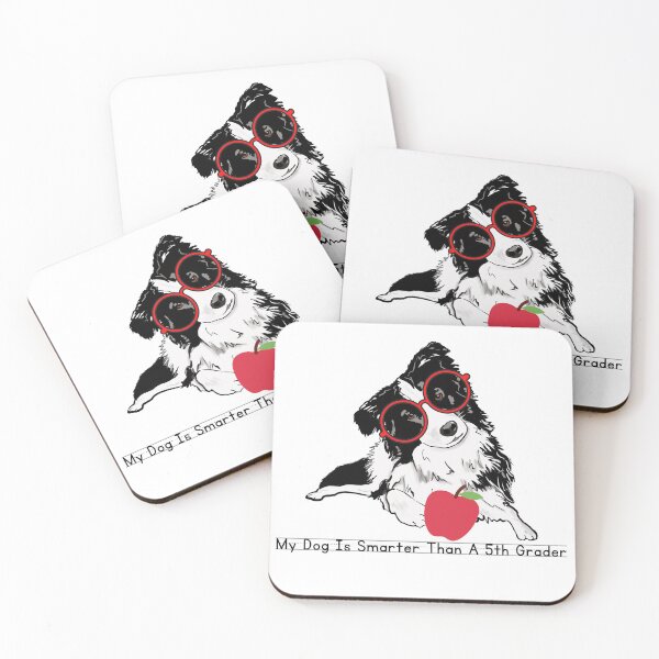 Item preview, Border Collie Funny-"My Dog Is Smarter Than A 5th Grader"  designed and sold by June Market.