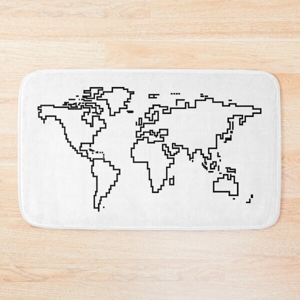Item preview, Simplified world map designed and sold by Amilaz.