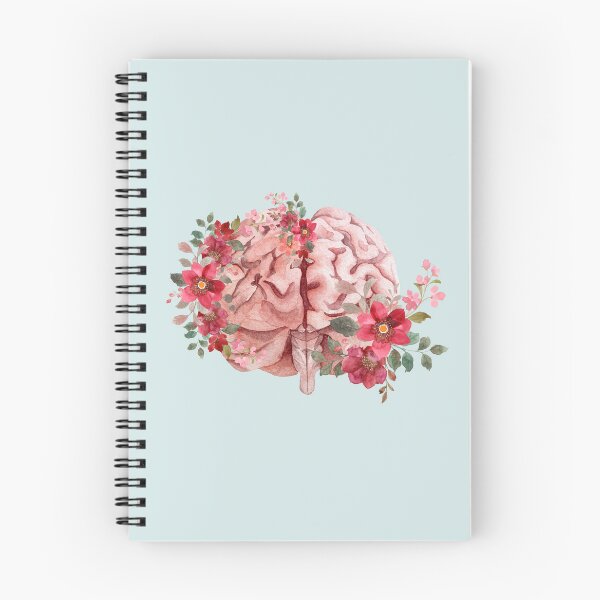 Item preview, Human brain with colorful flowers  designed and sold by Preslava Genova.