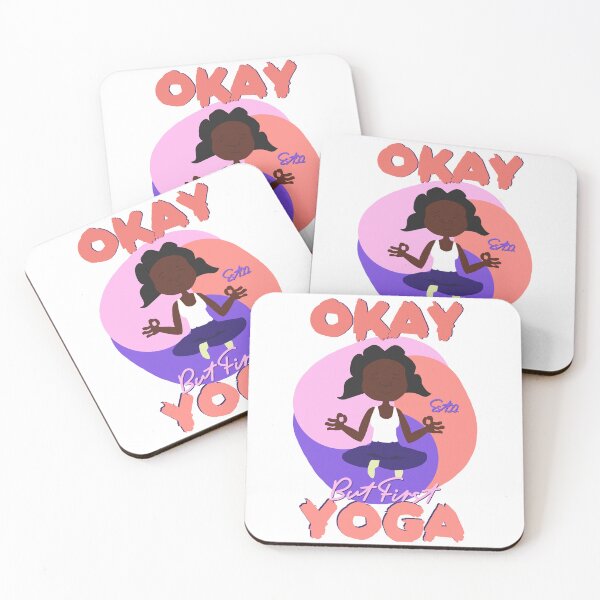Item preview, OKAY BUT FIRST YOGA  designed and sold by GAADesignz.