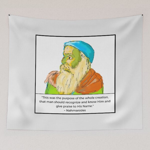 Item preview, Rabbi Nachmanides Ramban Painting quotes designed and sold by KennyLucky.