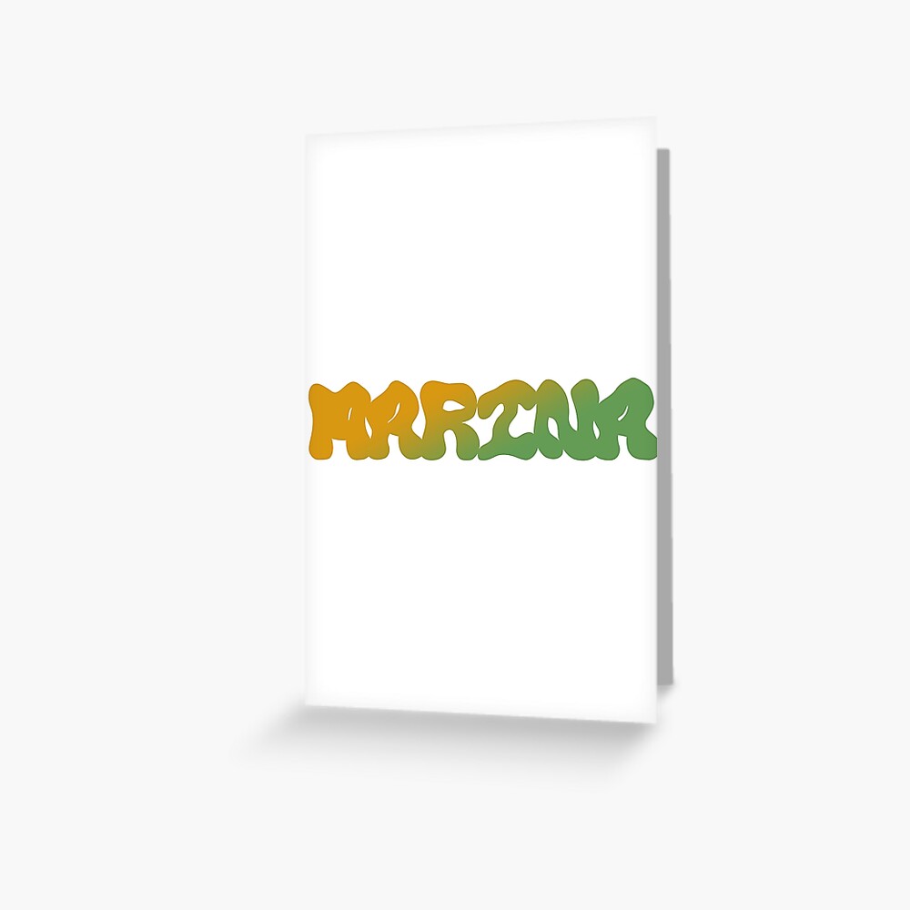 marina and the diamonds merch marina logo greeting card for sale by