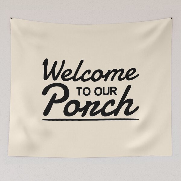 Item preview, Welcome To Our Porch Welcoming Guests Front Porch Decoration designed and sold by Team150Designz.