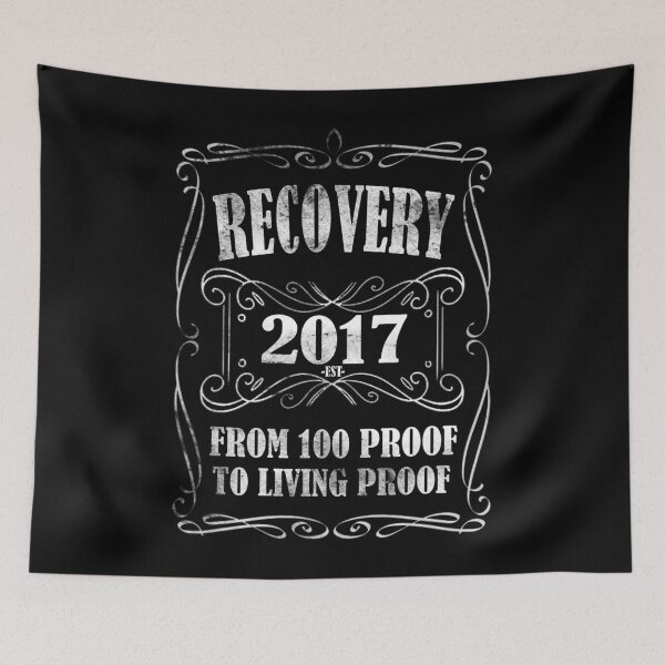 Item preview, Sober Since 2017 Clean & Sober 5 Years of Sobriety Recovery designed and sold by cheerymid-cours.