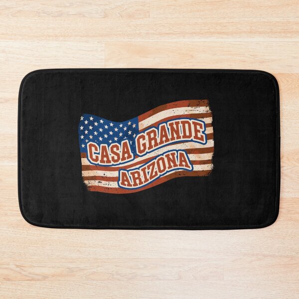 Item preview, Casa Grande City Arizona Vintage American Flag designed and sold by TheBlueHeaven.