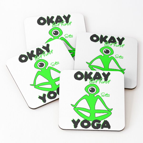 Item preview, OKAY BUT FIRST YOGA  designed and sold by GAADesignz.