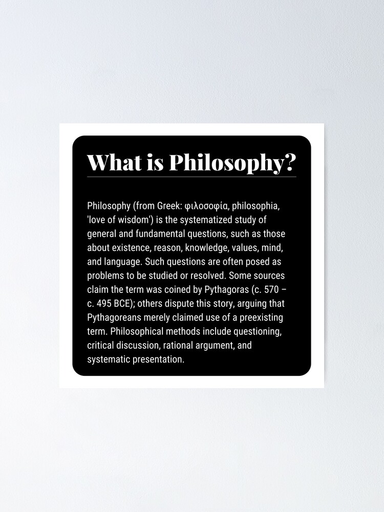 What is Philosophy