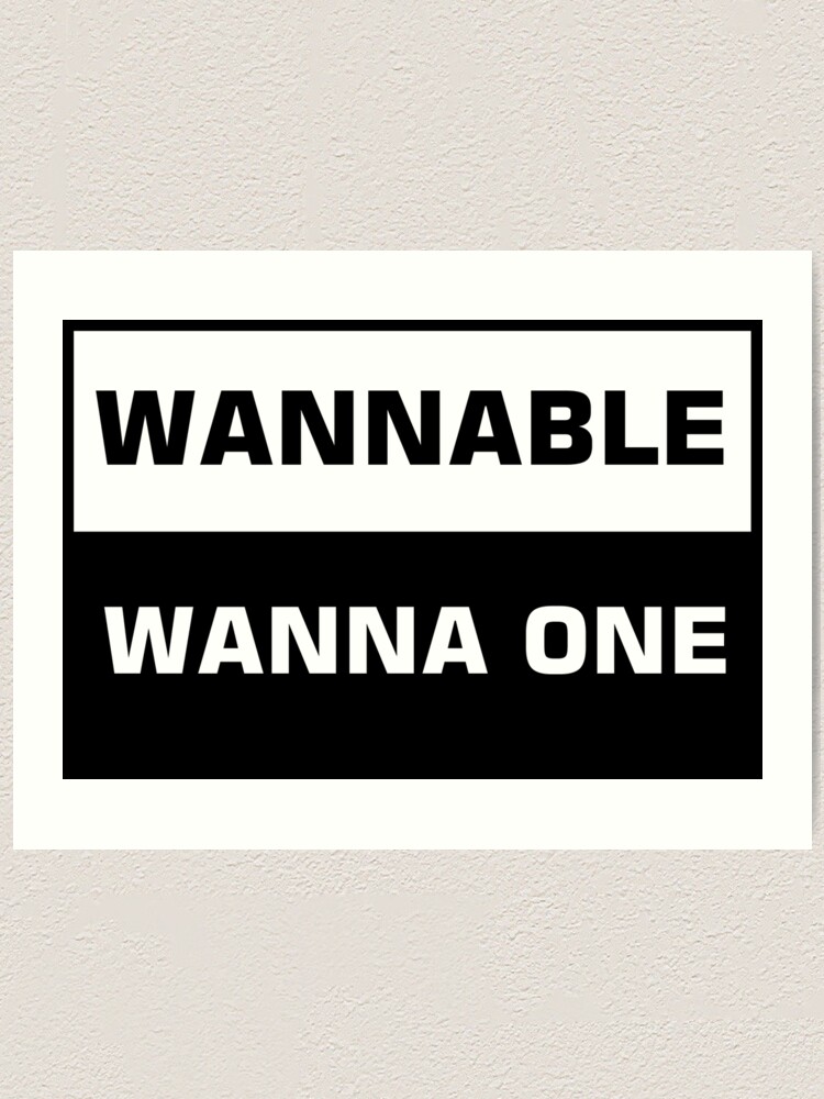 Alternate view of wanna one - wannable Art Print