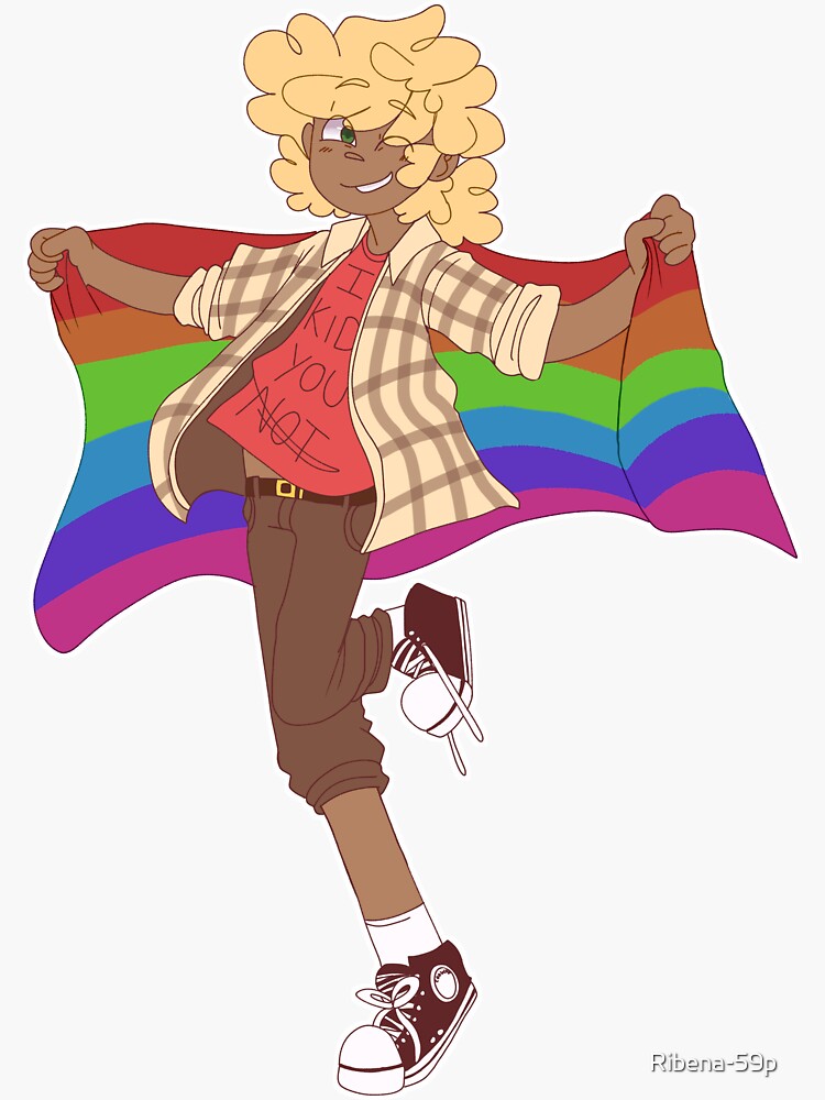 william supports gays Sticker for Sale by ryo-creampuff