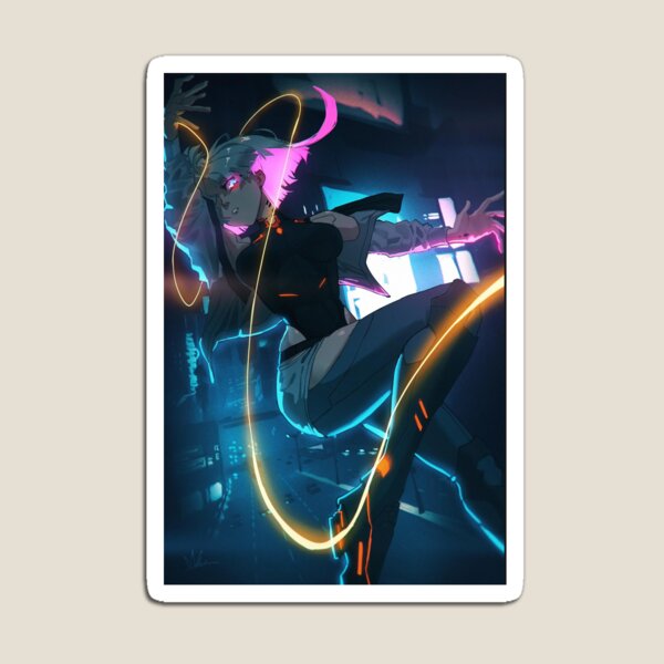 Item preview, Cyberpunk Lucy in action designed and sold by KacyArt.