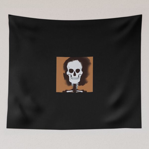Item preview, smiling skeleton - spooky vibes designed and sold by kozetin.