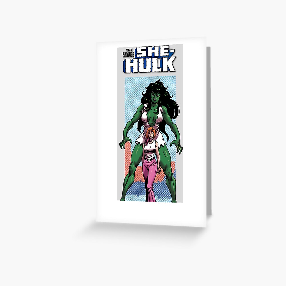 She-Hulk Savage Girl Art Print