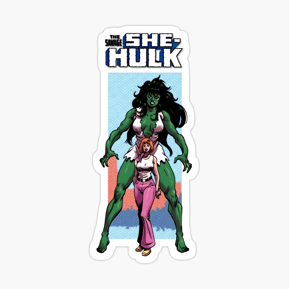 She-Hulk Savage Girl Art Print