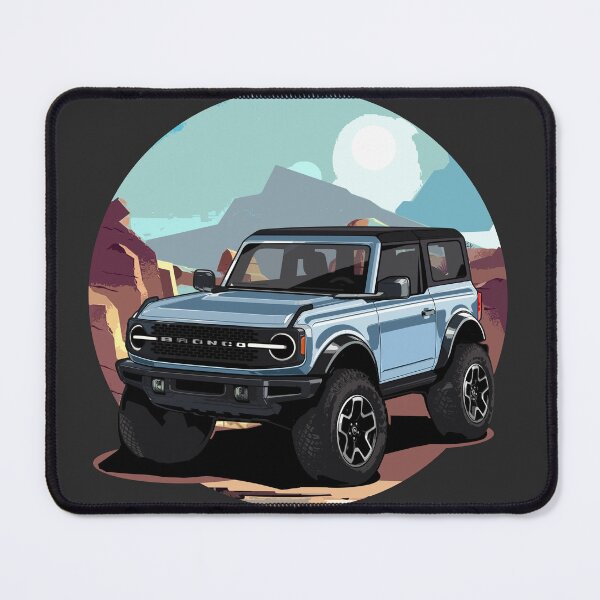 Item preview, Illustration Graphic NEW Bronco 2020 original icon side USA Artwork designed and sold by SketchNinja.