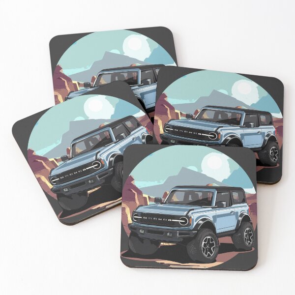 Item preview, Illustration Graphic NEW Bronco 2020 original icon side USA Artwork designed and sold by SketchNinja.
