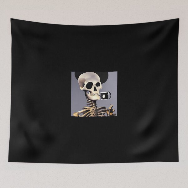 Item preview, stylish skeleton - spooky vibes designed and sold by kozetin.