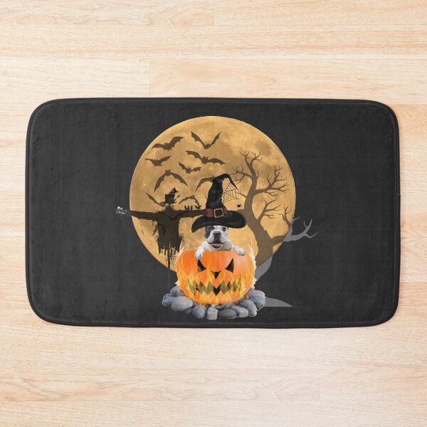 Item preview, dog witch inside pumpkin designed and sold by leong732.