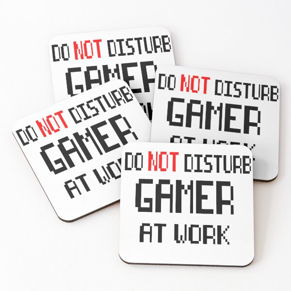 Item preview, Do Not Disturb Gamer At Work designed and sold by YSNbr.