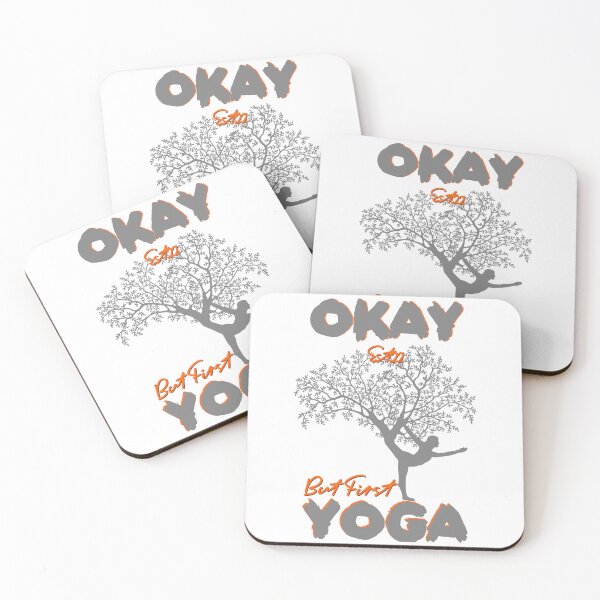 Item preview, OKAY BUT FIRST YOGA  designed and sold by GAADesignz.