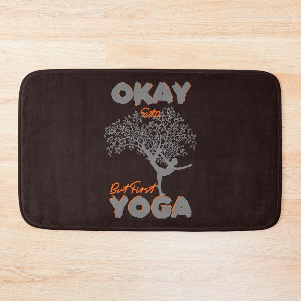 Item preview, OKAY BUT FIRST YOGA  designed and sold by GAADesignz.